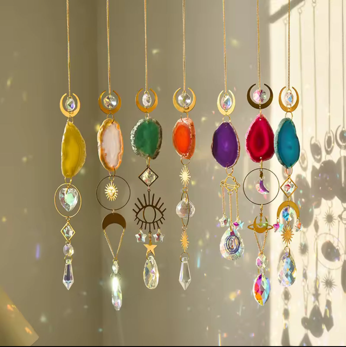 Agate Crystal Suncatcher