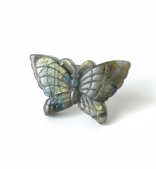 Labradorite Butterfly Figurine Decor