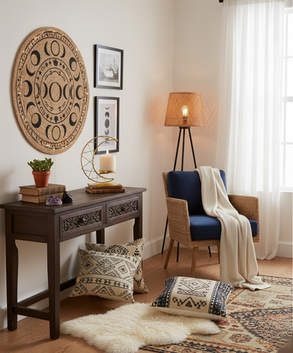 LA LUNA Crescent Moon Tea light Candle Holder Gold