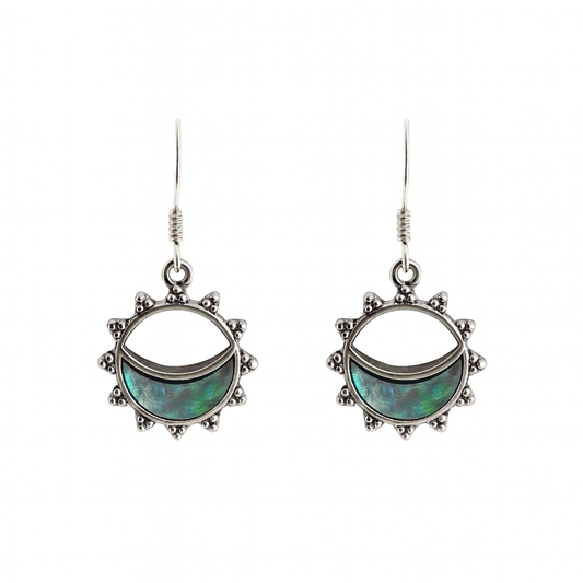 Boucles d'oreilles en coquillage d'ormeau OCEAN MOONRISE