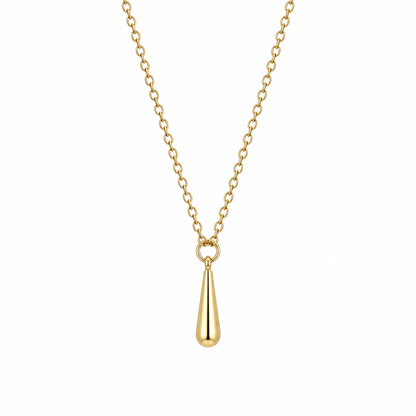 AUREL Drop Charm Necklace Gold