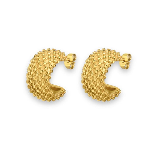 GRACE Hoop Earrings - Gold