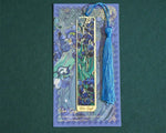 Cargar imagen en el visor de la galería, Vintage Floral Art Metal Bookmark IRISES

