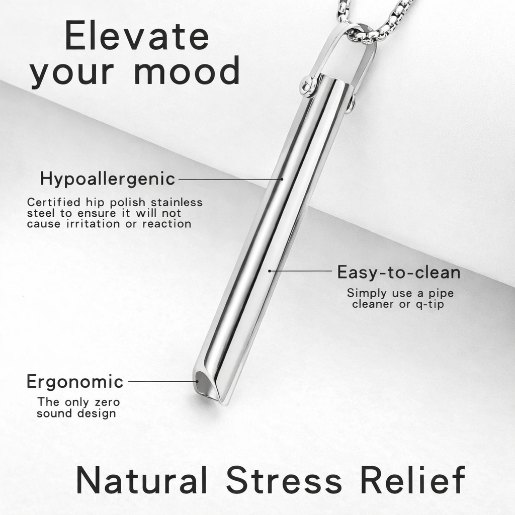 BREATHE Mindful Breathing Necklace