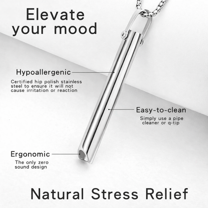 BREATHE Mindful Breathing Necklace