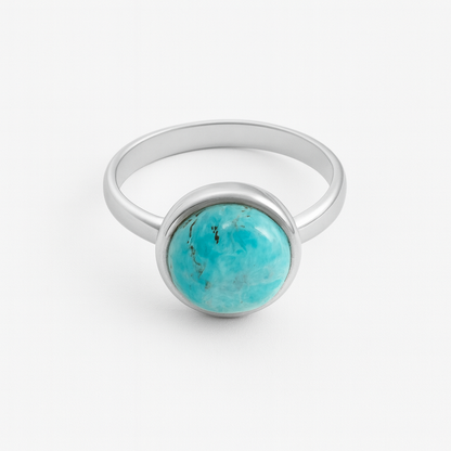 CHHOTA Turquoise and Copper Ring Silver