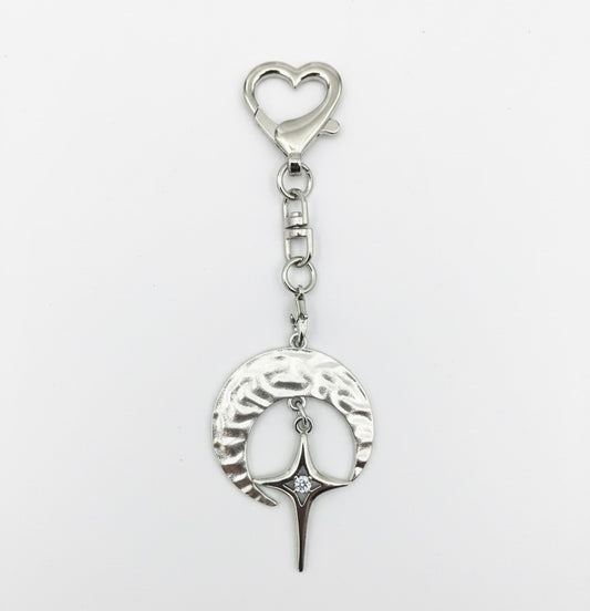 Crescent Moon Keychain