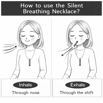 BREATHE Mindful Breathing Necklace