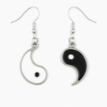 Yin and Yang Earrings Set