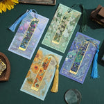 Cargar imagen en el visor de la galería, Vintage Floral Art Metal Bookmark Vincent Van Gogh Claude Monet
