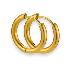 Timeless Hoop Earrings - Gold