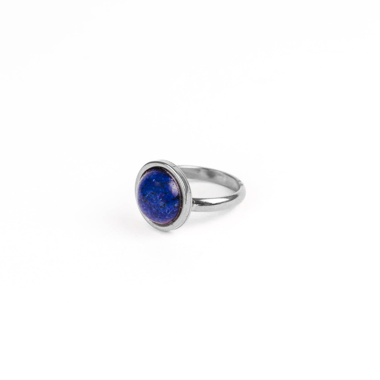 CHHOTA Lapis Lazuli Gemstone Ring - Silver