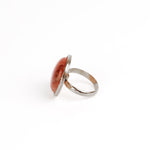Load image into Gallery viewer, AYA Sunstone Statement Ring - Silver
