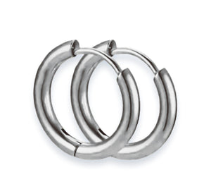Timeless Hoop Earrings - Silver
