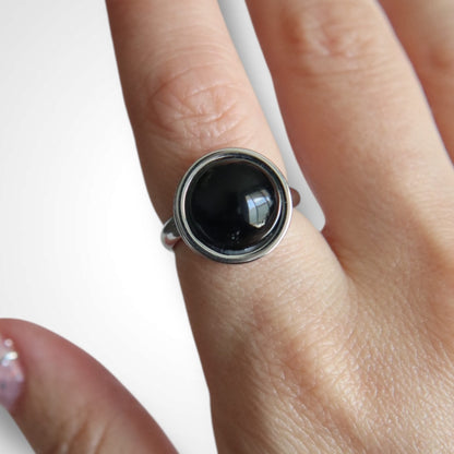 CHHOTA Black Onyx Ring Gold