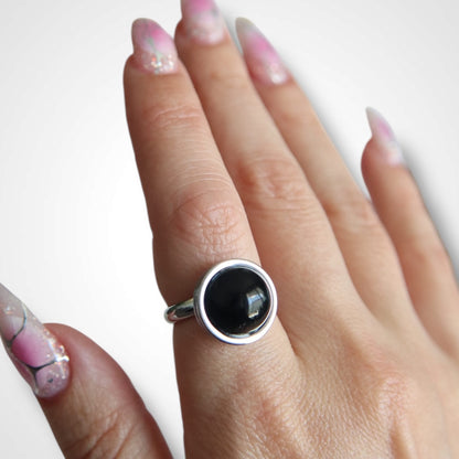 CHHOTA Black Onyx Ring Gold
