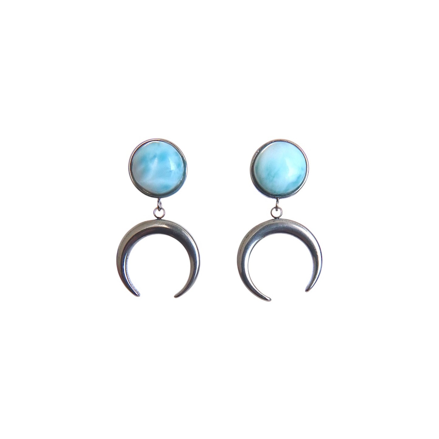 STELLA Sonne- und Mond-Charm-Ohrringe Gold