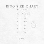 Carica l&#39;immagine nel visualizzatore di Gallery, easy ring size chart
