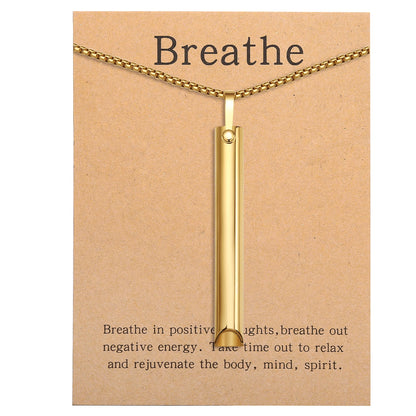 BREATHE Healing Breathing Necklace