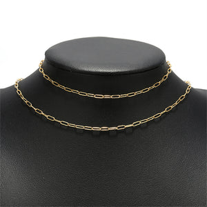 Paperclip Chain Gold - Permanent Jewelry