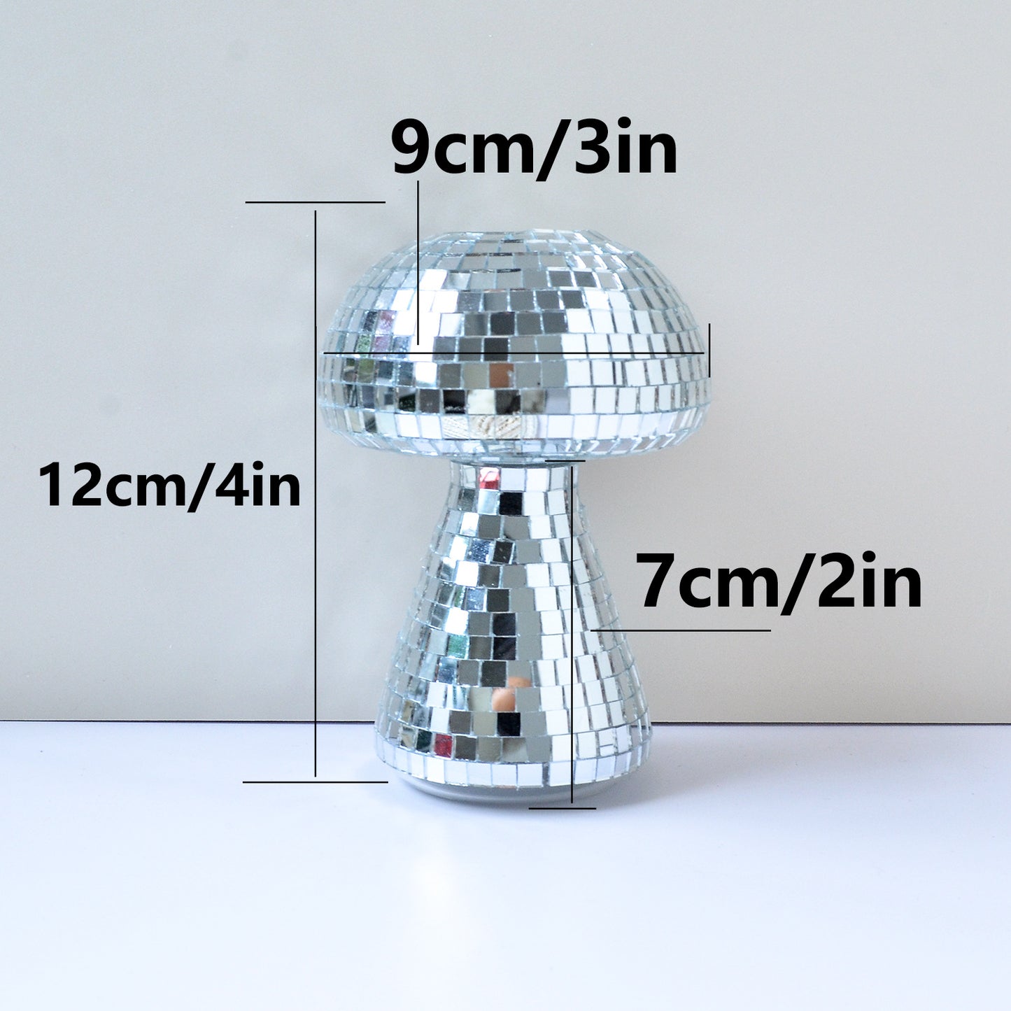 DISCO Mushroom Mirror Vase Living Room Decoration