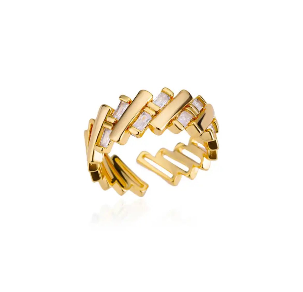 ACCENT Ring Gold - s o l i s t i a l