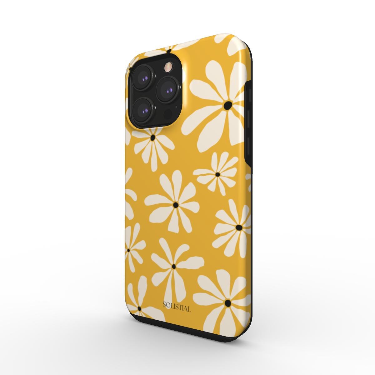 Autumn Bloom in Mustard Yellow - Tough Phone Case - s o l i s t i a l