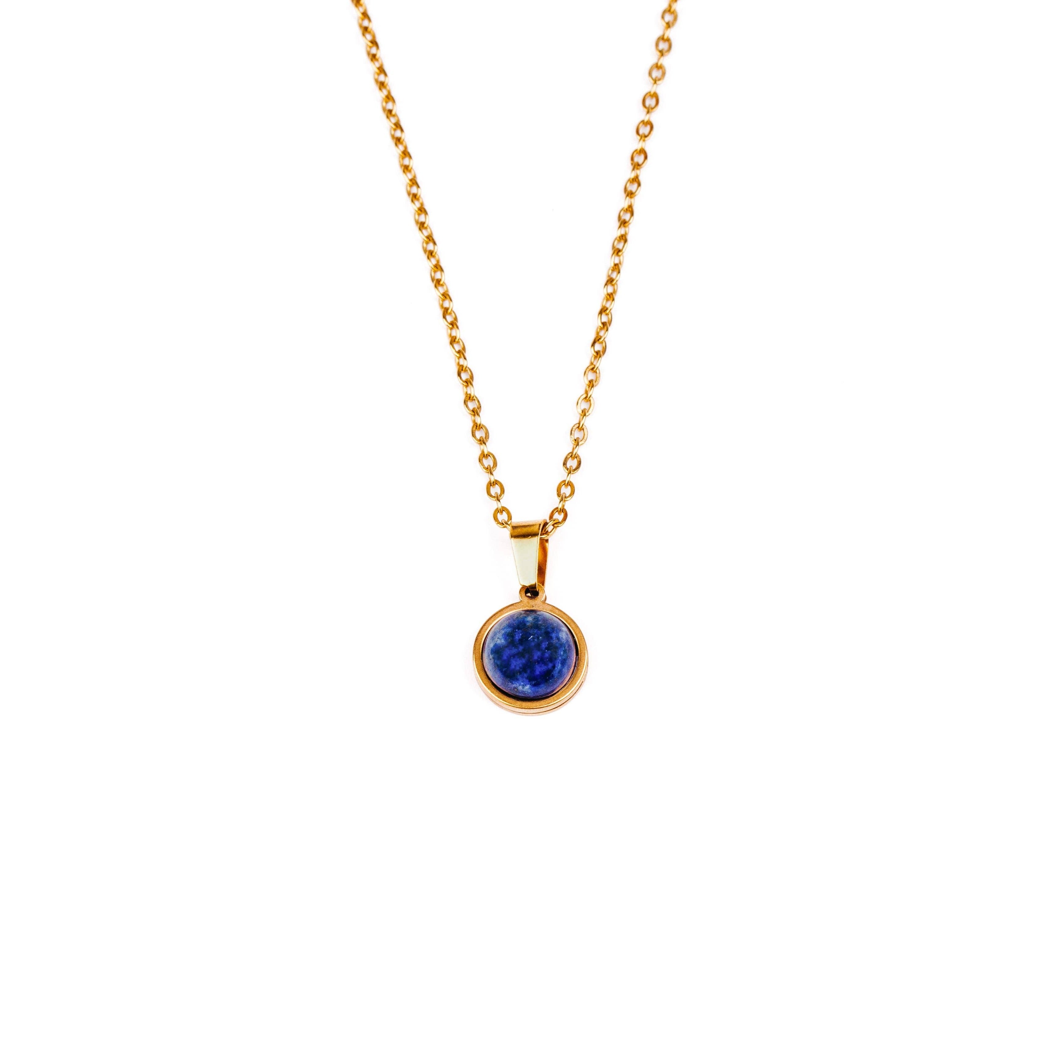 DAYA Lapis Lazuli Necklace - Gold