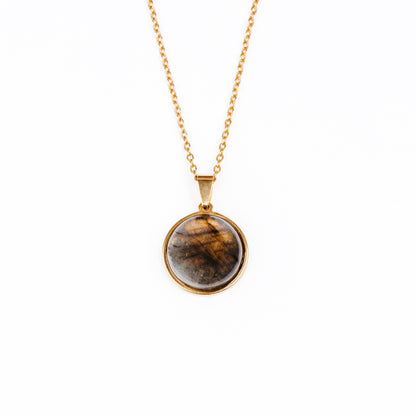 gold labradorite pendant necklace gold