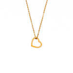 Load image into Gallery viewer, REIA Heart Charm Necklace - Gold
