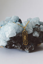 Load image into Gallery viewer, Celestial Protection Pendant Necklace - Gold
