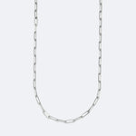 Load image into Gallery viewer, Paperclip Chain Silver - Permanent Jewelry
