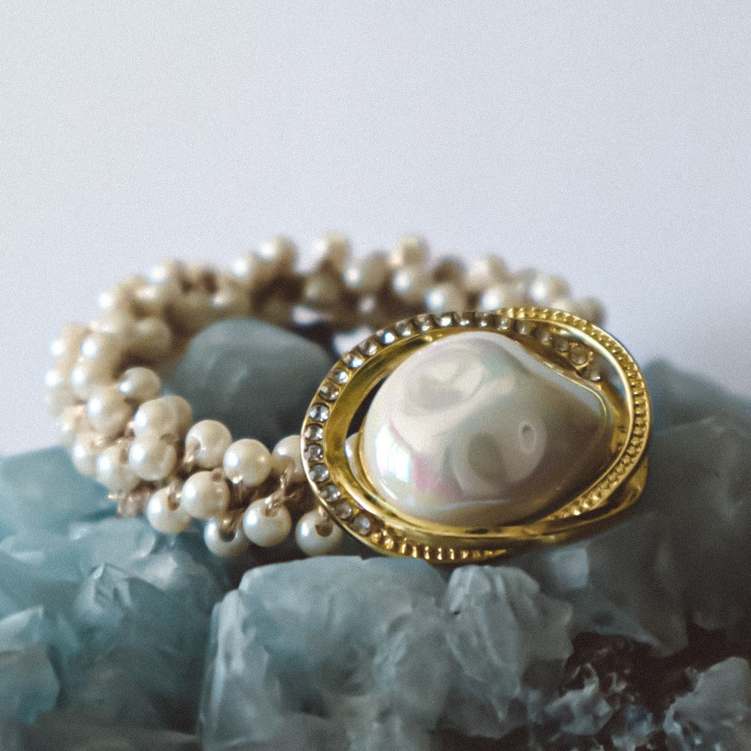 Bracelet bandeau en perles