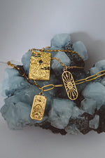 Load image into Gallery viewer, Celestial Protection Pendant Necklace - Gold
