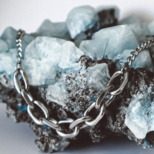 Collier Chaîne Ovale - Argent
