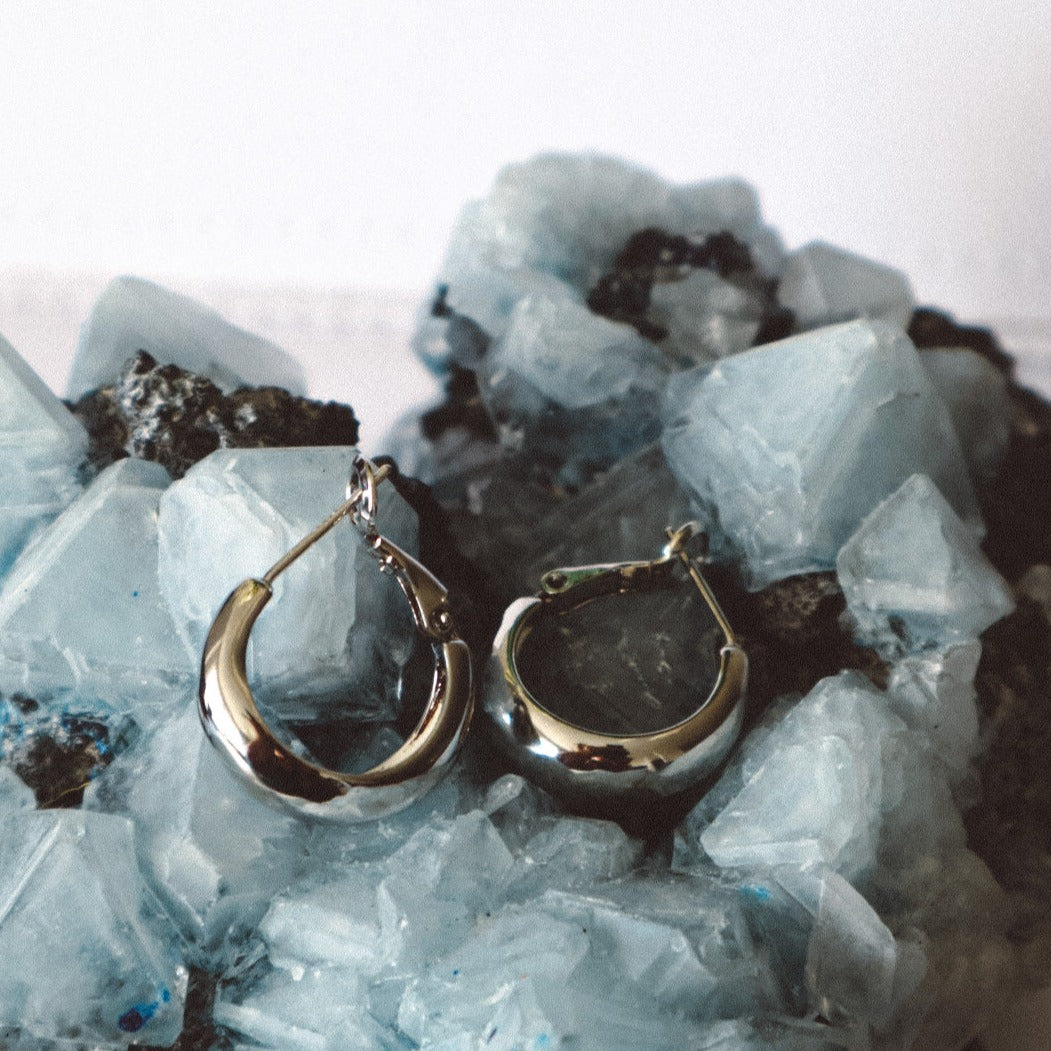 Classic Hoop Earrings - Silver