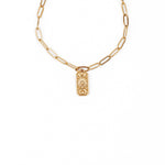 Load image into Gallery viewer, LUNAR GAZE Paperclip Chain Choker Gold
