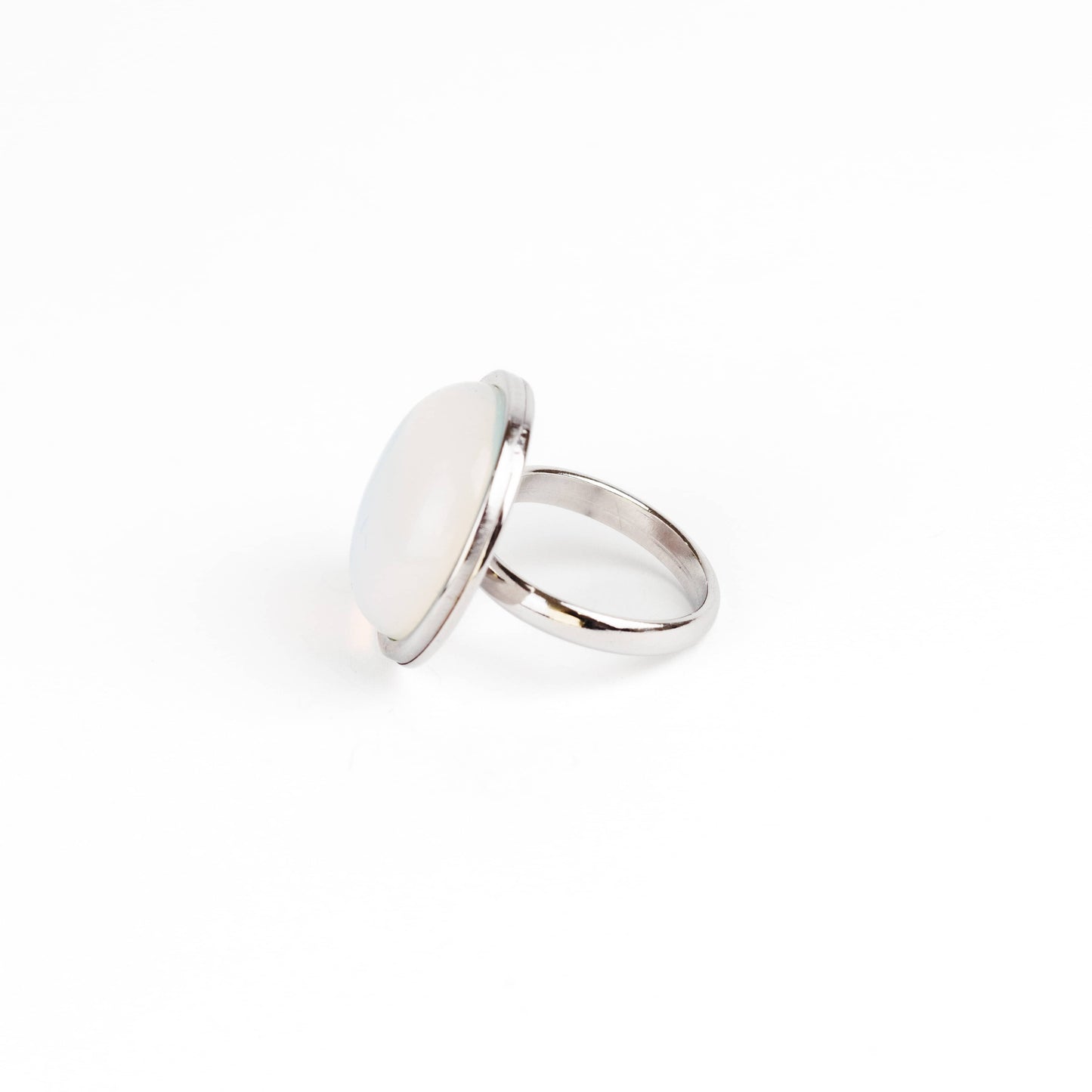 AYA Opalite Statement Ring Silver