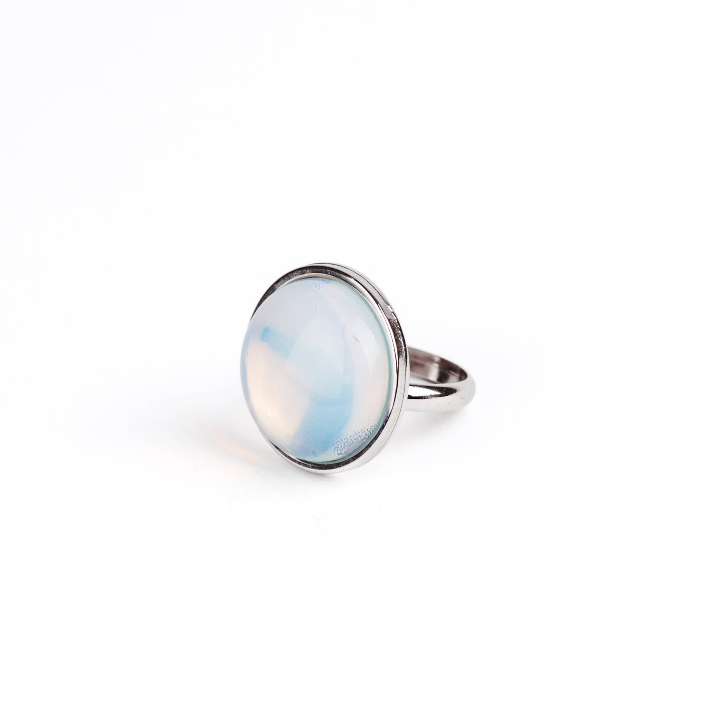 AYA Opalite Statement Ring Silver