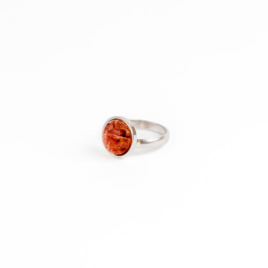 CHHOTA Sunstone Ring - Silver