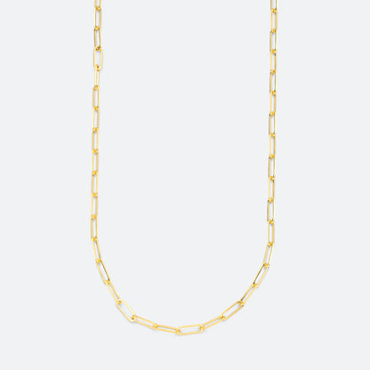 Paperclip Chain Gold - Permanent Jewelry