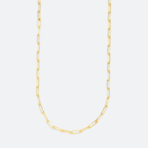 Paperclip Chain Gold - Permanent Jewelry