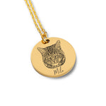 Load image into Gallery viewer, Personalized Cat Portrait Necklace - Custom
