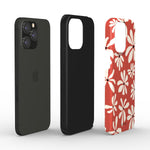 Load image into Gallery viewer, Autumn Bloom in Vermilion Red Tough Phone Case

