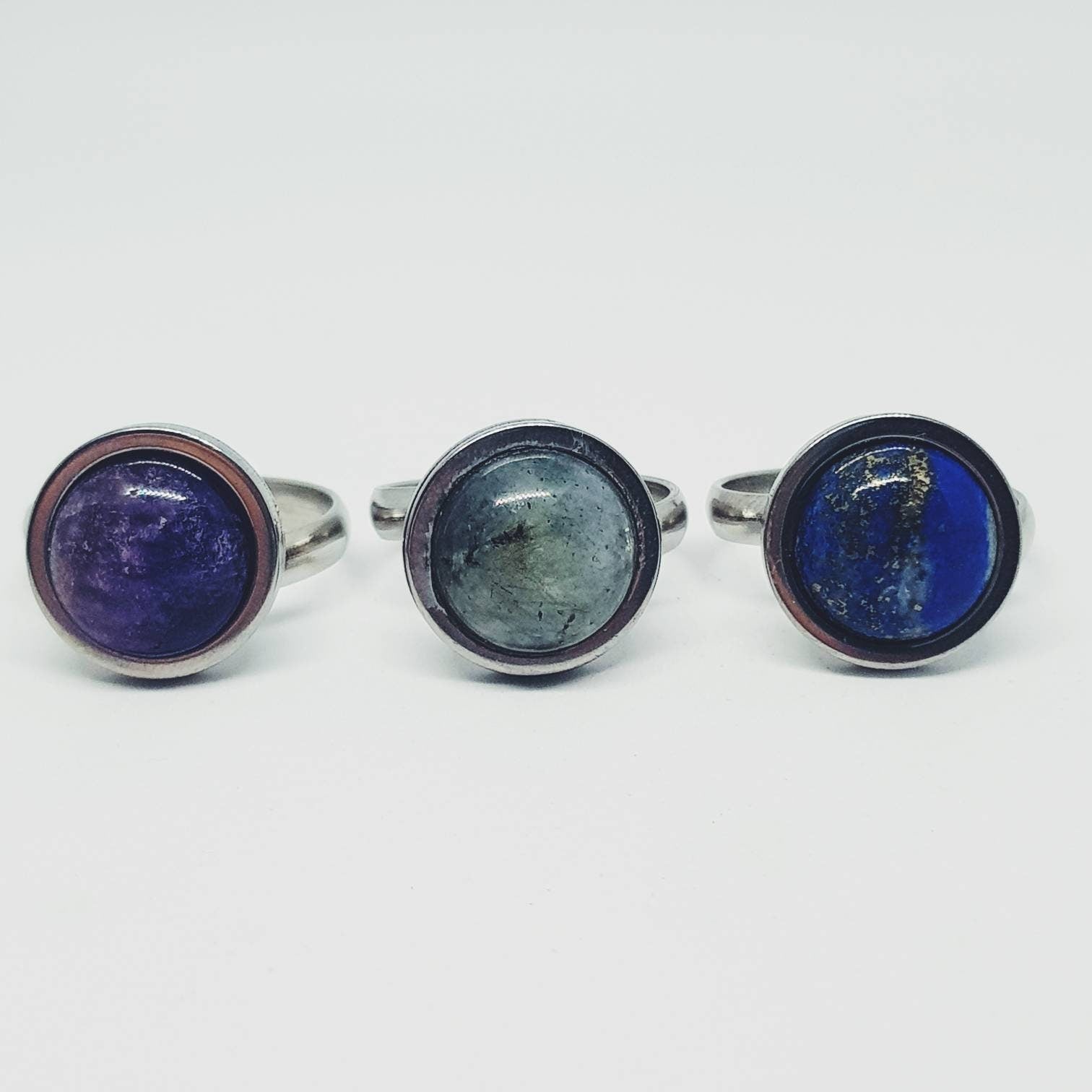 Lapis Lazuli Gemstone Ring - Silver