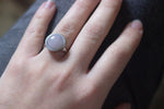 Load image into Gallery viewer, Rose Quartz Crystal Stainless Steel Silver Ring
