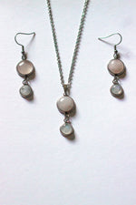 Load image into Gallery viewer, Rose Quartz X Moonstone Earrings
