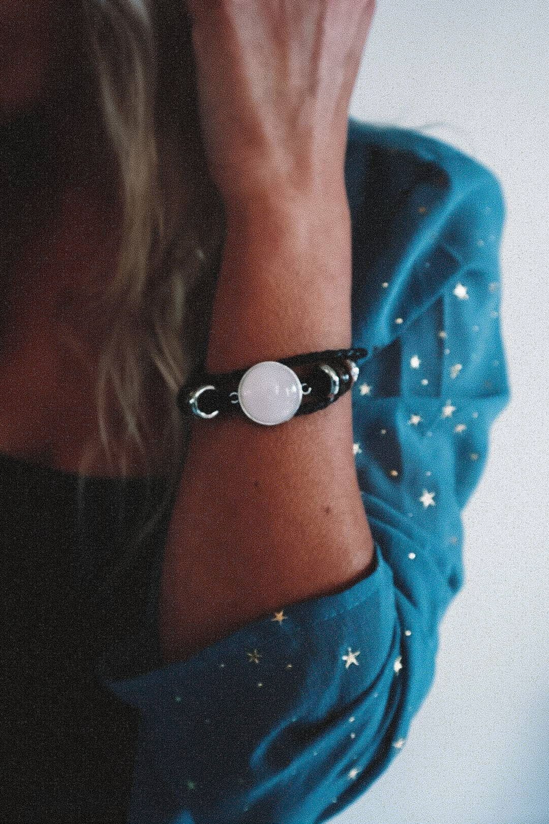 Rose Quartz Stack Beaded Bracelet