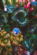 Load image into Gallery viewer, Lapis Lazuli Statement Ring - Silver
