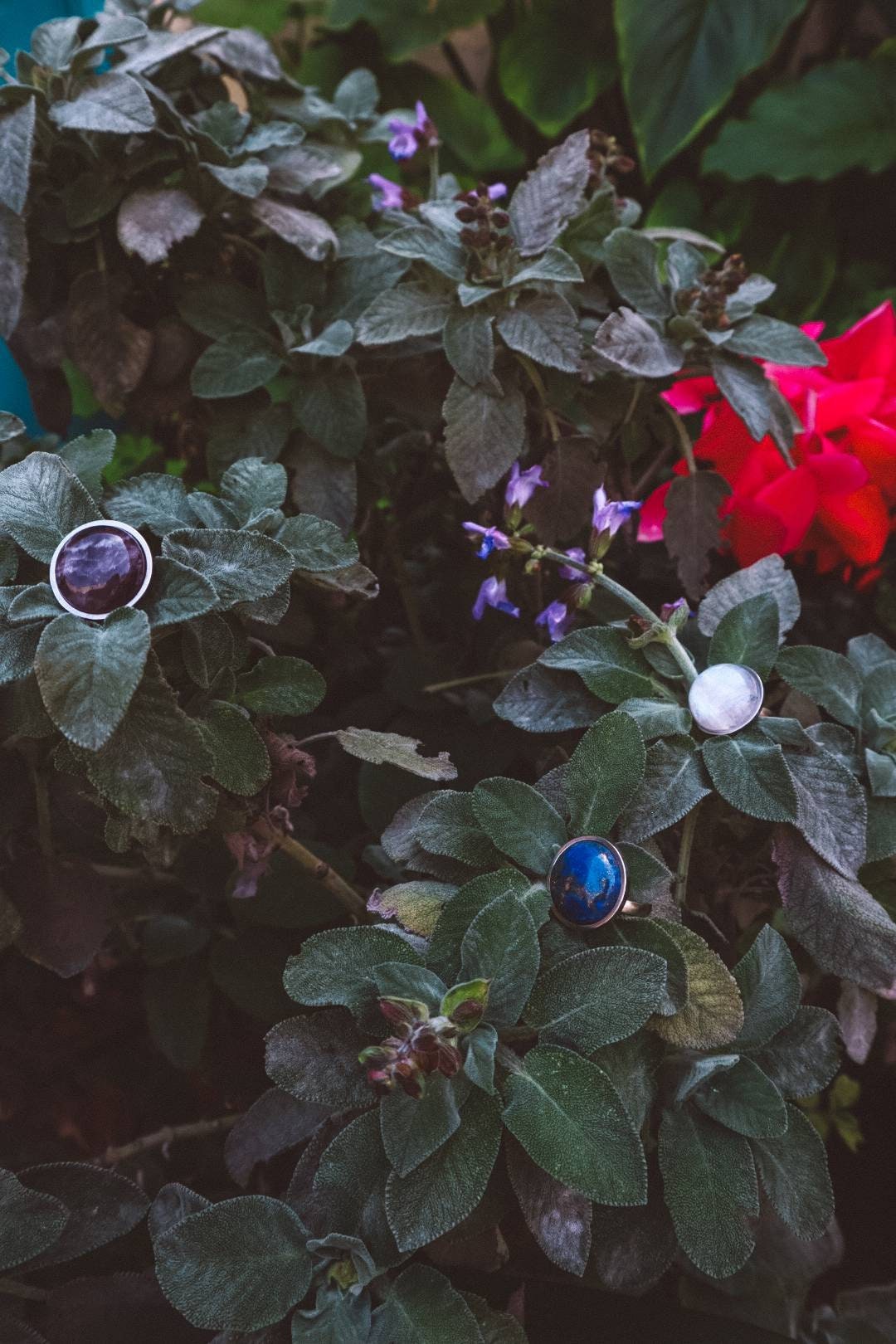 Lapis Lazuli Statement Ring - Silver